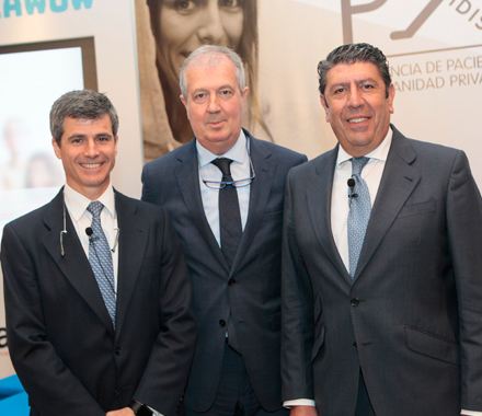  Adolfo Fernández-Valmayor, secretario general de la Fundación IDIS, Luis Mayero, presidente de la Fundación IDIS y Manuel Vilches, director general de la Fundación IDIS. 