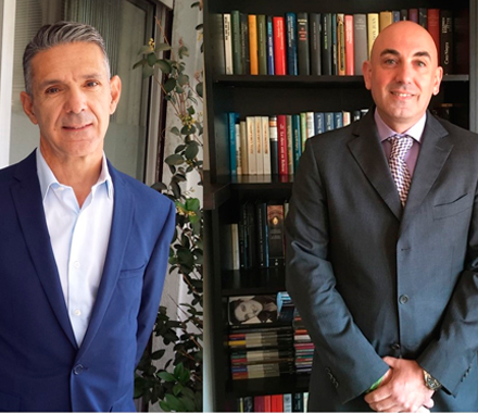 Ignacio Conde y Mauricio Losa, director general y responsable de Área de Procesos, Mejoras e Innovación de Innova Ocular respectivamente