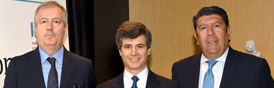 Luis Mayero, presidente de IDIS; Antonio Fernández-Valmayor, secretario general de IDIS; y Manuel Vilches, director general de IDIS.
